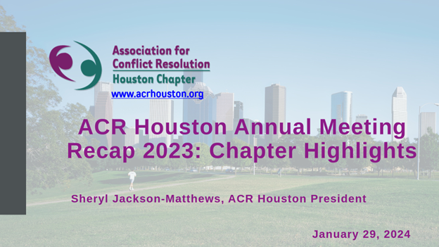 ACRH 2023 Year in Review (Recap Highlights)
